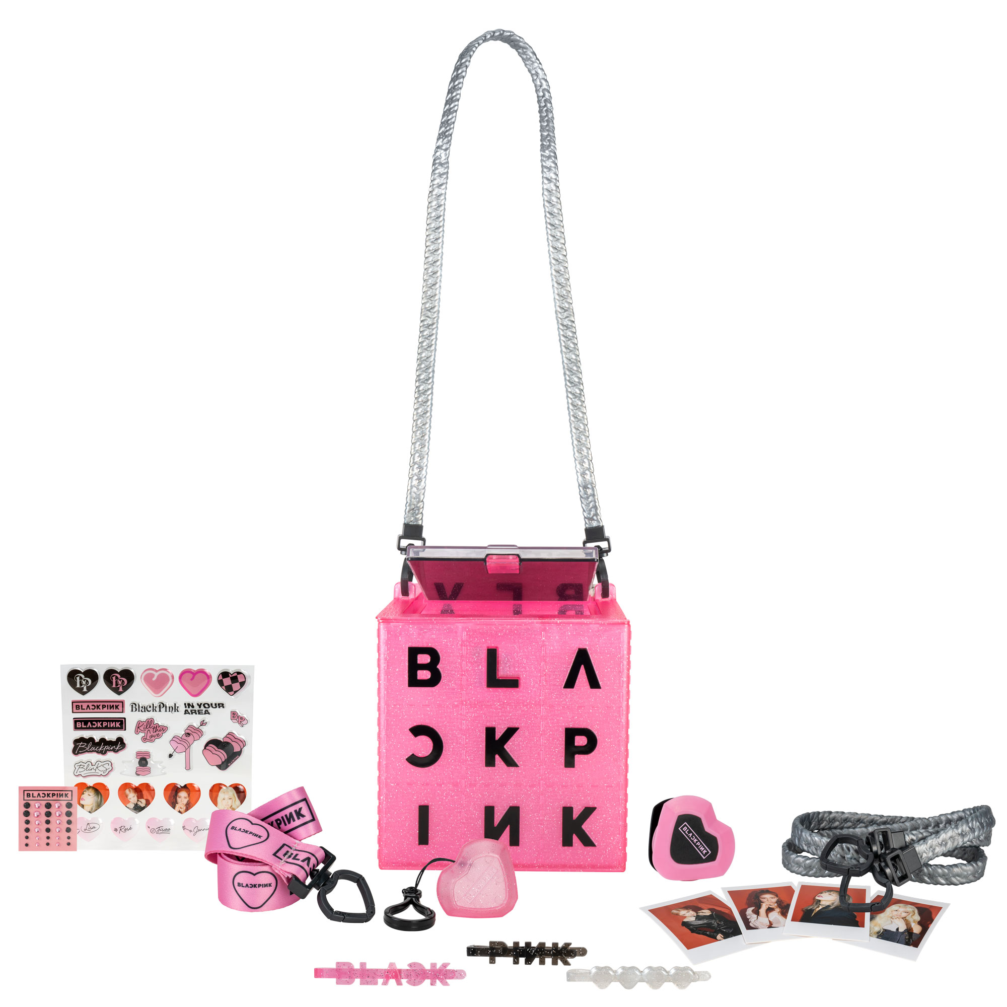 BLACKPINK boxed apparel merch photo